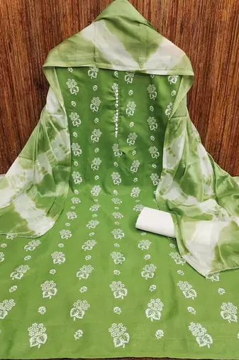 printed unstitched dress material