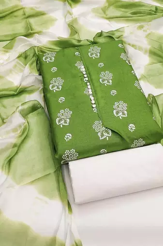 printed unstitched dress material
