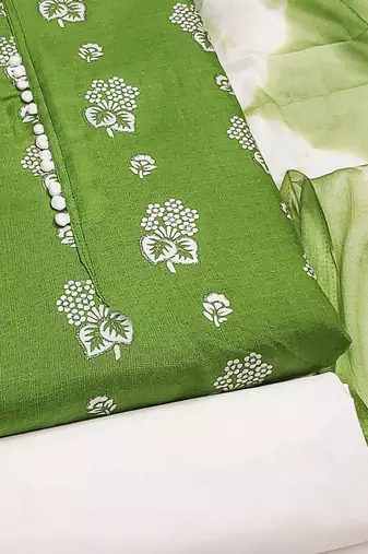 printed unstitched dress material