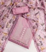 embroidered unstitched dress material