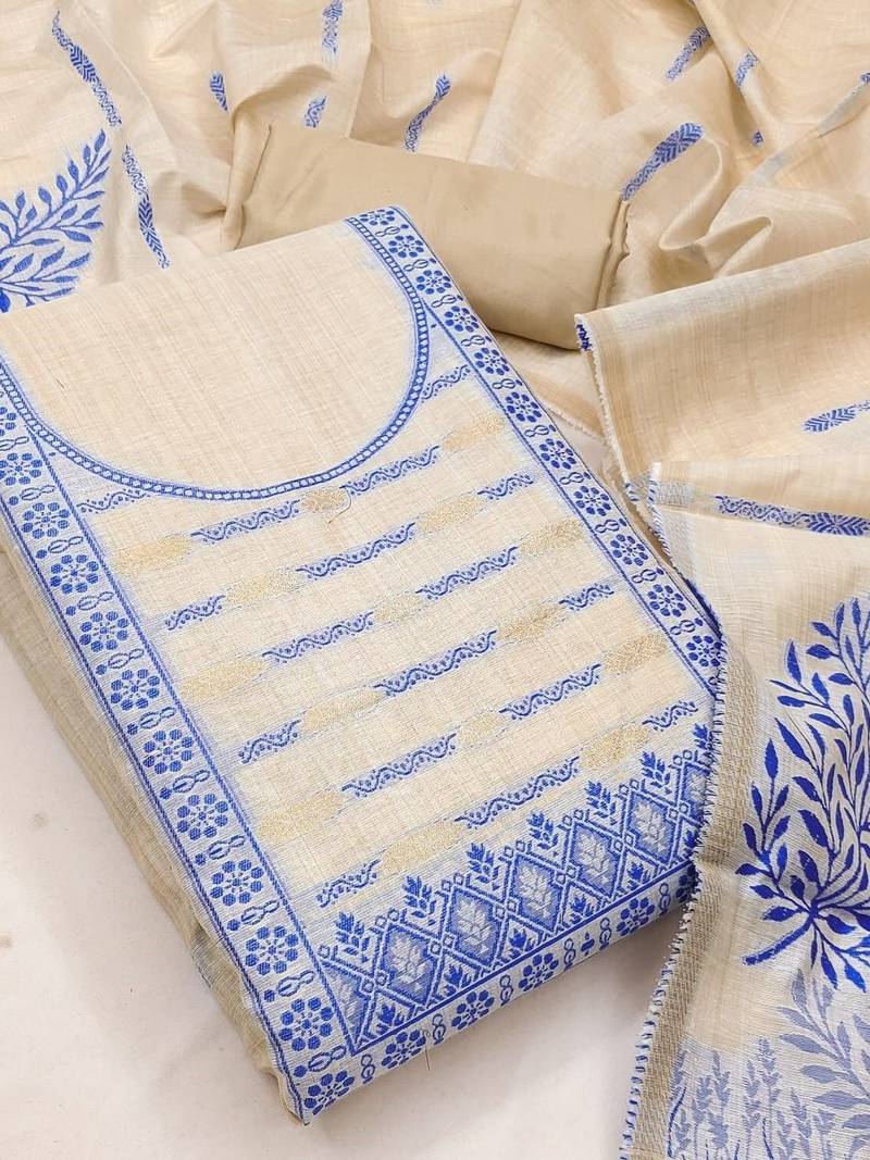 Printed Unstitched Dress Material