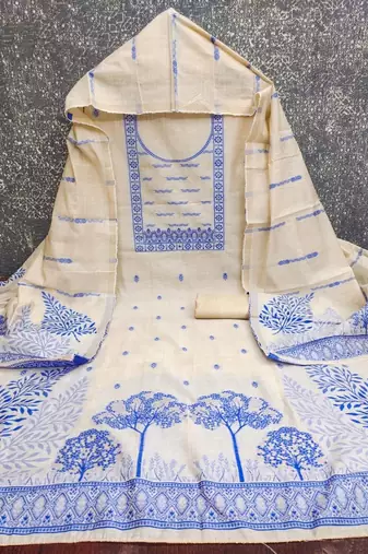 printed unstitched dress material