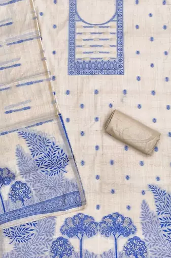 printed unstitched dress material