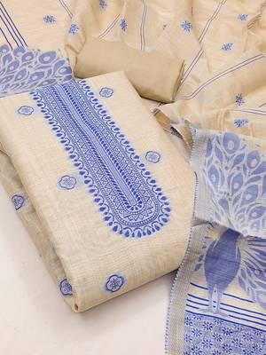 printed unstitched dress material 1