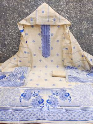 printed unstitched dress material 2