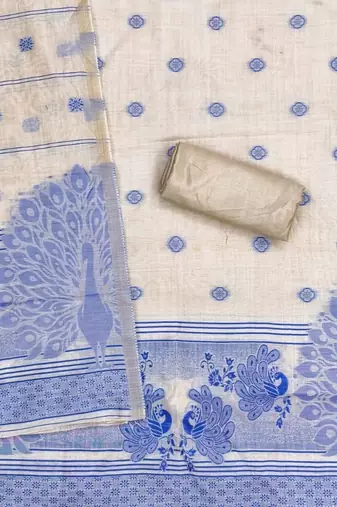 printed unstitched dress material