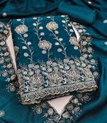 embroidered unstitched dress material