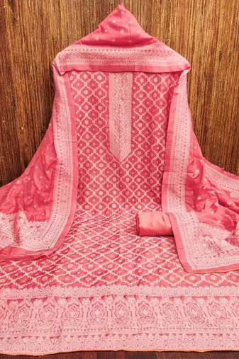 unstitched dress material