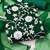 Floral Embroidered Thread Work Organza Unstitched Dress Material