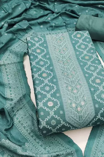 unstitched dress material