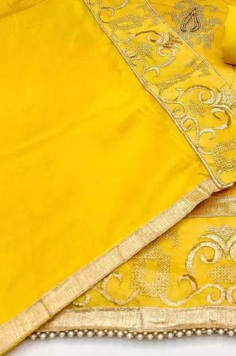 ethnic embroidered unstitched dress material