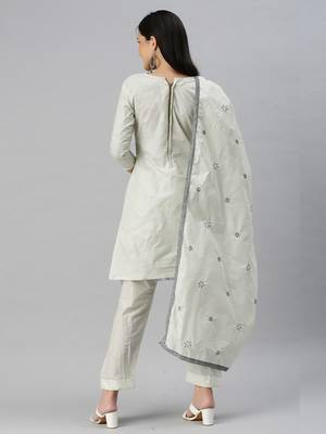 embroidered cotton unstitched dress material 5