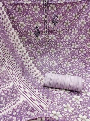 floral printed unstitched dress material 3