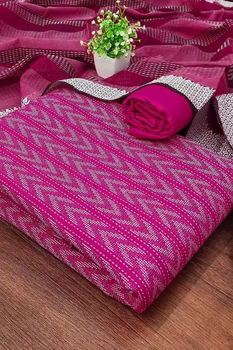 unstitched dress material