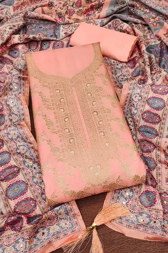 unstitched dress material