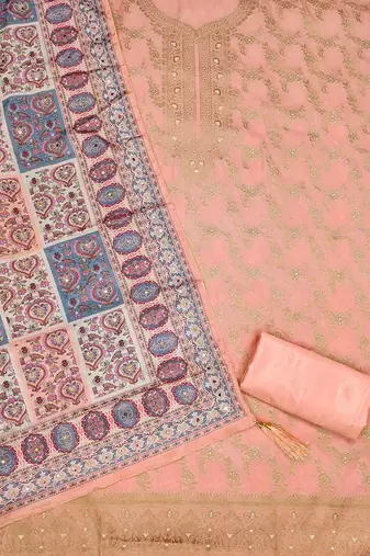 unstitched dress material