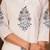 White printed pure cotton kurta trouser dupatta set