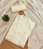 embroidered unstitched dress material