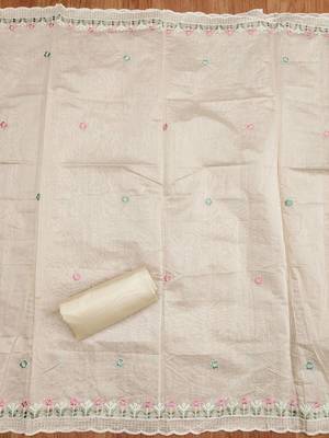 embroidered unstitched dress material 3