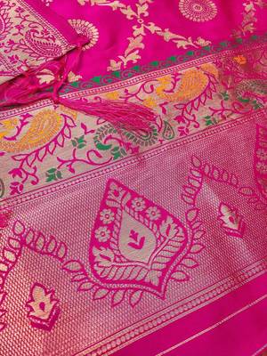 ethnic motifs woven design unstitched dress material 4