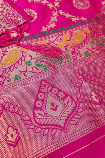 ethnic motifs woven design unstitched dress material