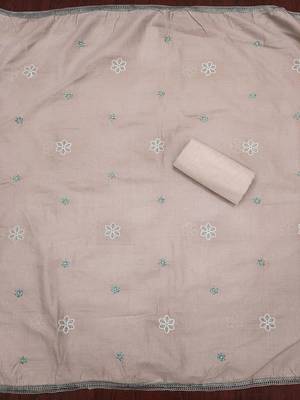 embroidered cotton unstitched dress material 4