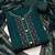 Women Green & Red Embroidered Unstitched Dress Material
