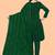 Women Green & Red Embroidered Unstitched Dress Material