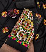 embroidered unstitched dress material