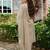 Brown embroidered silk blend kurta trouser dupatta set
