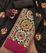 embroidered unstitched dress material