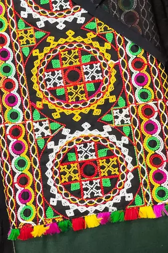embroidered unstitched dress material