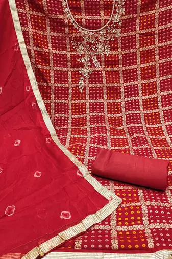 unstitched dress material