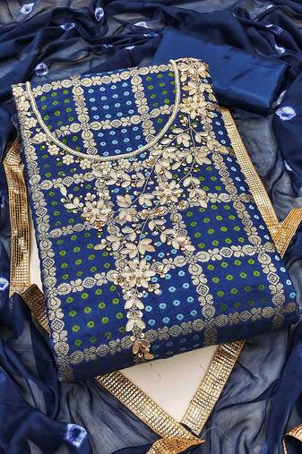 unstitched dress material