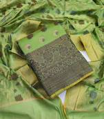 woven design unstitched dress material