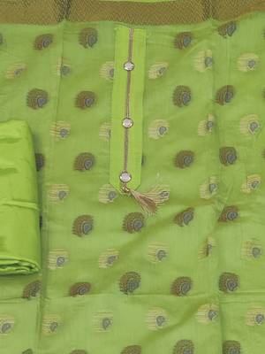 woven design unstitched dress material 4