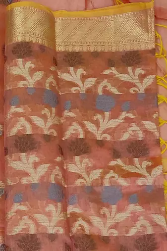 paisley printed unstitched dress material