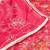 Floral Woven Design Beads and Stones Organza Unstitched Dress Material