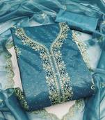 embroidered unstitched dress material