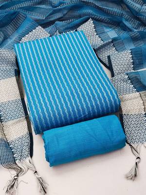 woven design unstitched dress material 2