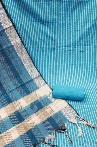 woven design unstitched dress material