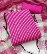 striped unstitched dress material