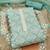 Floral Embroidered Art Silk Unstitched Dress Material