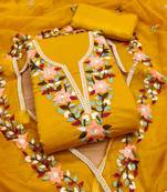 women embroidered unstitched dress material