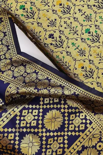 women's woven silk blend dress material