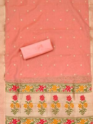 woven design unstitched dress material 4