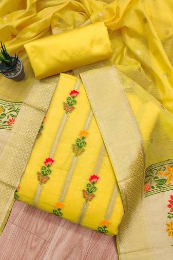 printed unstitched dress material