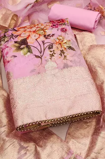 printed unstitched dress material
