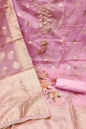 printed unstitched dress material