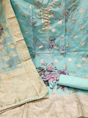 printed unstitched dress material 2
